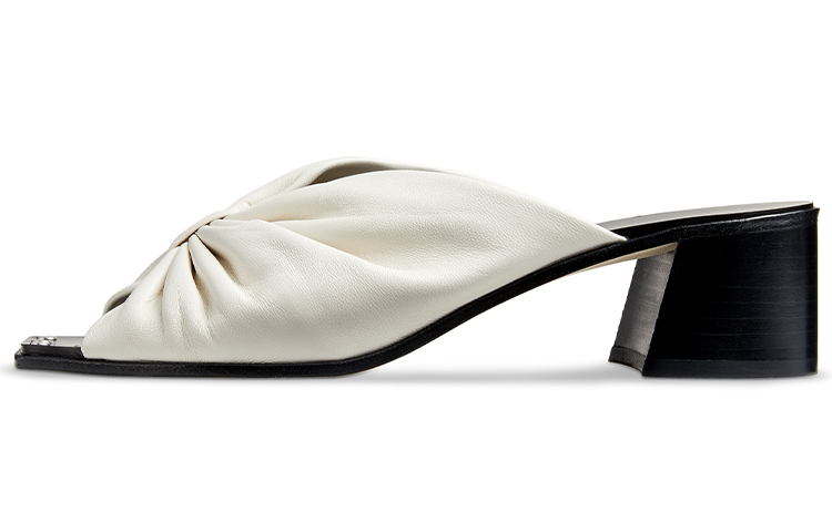 (Women) Jimmy Choo Jupiter 45 Slides 'White' JUPITER45NAP