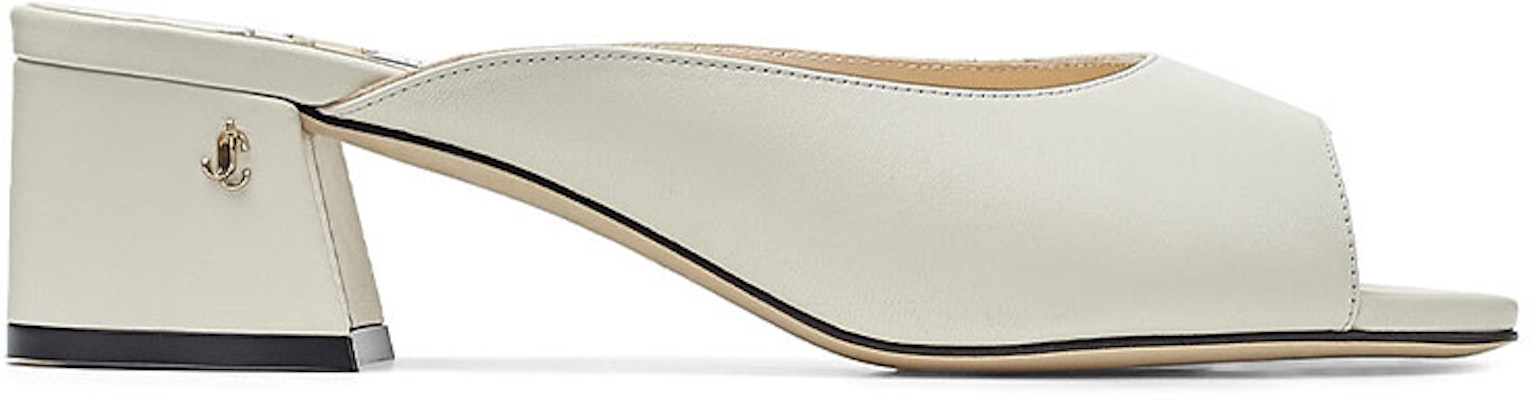 (Women) Jimmy Choo Jynx 45 'White Nappa Leather Fashion Slide' JYNX45NAP Order (Women) Jimmy Choo Jynx 45 'White Nappa Leather Fashion Slide' JYNX45NAP