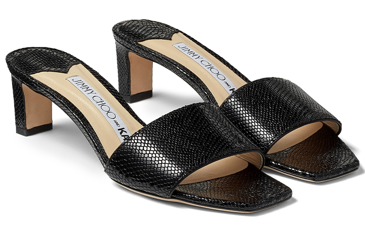 Order (W) Jimmy Choo K-Slide 50 拖鞋 '黑色' KSLIDE50KOK