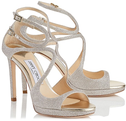 (Women) Jimmy Choo Lance 100 High Heels 'Silver Glitter Fabric' LANCEPF100DGZ Order (Women) Jimmy Choo Lance 100 High Heels 'Silver Glitter Fabric' LANCEPF100DGZ