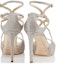 Lookbook (Women) Jimmy Choo Lance 100 High Heels 'Silver Glitter Fabric' LANCEPF100DGZ