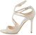 (Women) Jimmy Choo Lang High Heels 'Glitter Fabric Silver' LANGDGZ