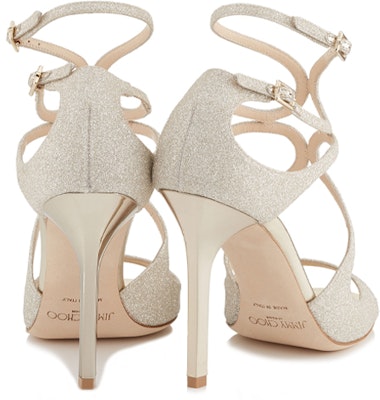 (Women) Jimmy Choo Lang High Heels 'Glitter Fabric Silver' LANGDGZ Lookbook (Women) Jimmy Choo Lang High Heels 'Glitter Fabric Silver' LANGDGZ