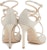 (Women) Jimmy Choo Lang High Heels 'Glitter Fabric Silver' LANGDGZ