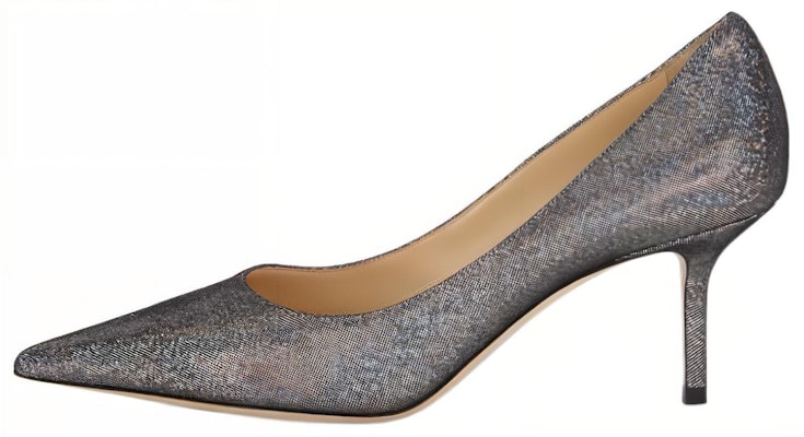(Women) Jimmy Choo Leather Colorblock 'Grey Block Heel' LOVE65CZWSILVER Buy (Women) Jimmy Choo Leather Colorblock 'Grey Block Heel' LOVE65CZWSILVER