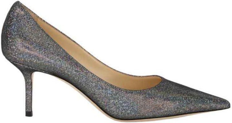 (Women) Jimmy Choo Leather Colorblock 'Grey Block Heel' LOVE65CZWSILVER Order (Women) Jimmy Choo Leather Colorblock 'Grey Block Heel' LOVE65CZWSILVER