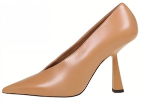 (Women) Jimmy Choo Leather Pump 'Elegant Brown Stiletto' MARYANNE100CLFCLF (Women) Jimmy Choo Leather Pump 'Elegant Brown Stiletto' MARYANNE100CLFCLF