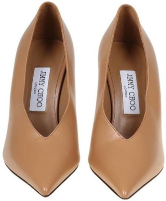 (Women) Jimmy Choo Leather Pump 'Elegant Brown Stiletto' MARYANNE100CLFCLF Shop (Women) Jimmy Choo Leather Pump 'Elegant Brown Stiletto' MARYANNE100CLFCLF