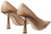 (Women) Jimmy Choo Leather Pump 'Elegant Brown Stiletto' MARYANNE100CLFCLF