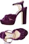 Shop (W) Jimmy Choo 紫色单带皮凉鞋 HELOISE120VEL