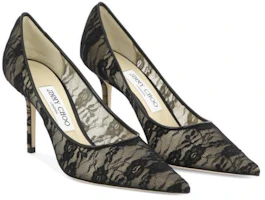 Lookbook (W) Jimmy Choo Stiletto Hak Tinggi Kulit ''Hitam'' LOVE85LACBLACK