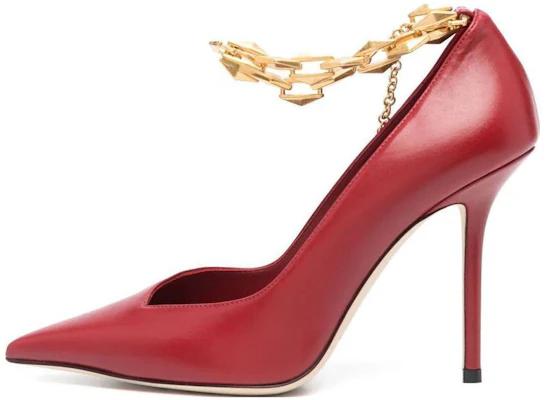 (W) Jimmy Choo Tacones de Cuero 'Rojo Brillante' DIAMONDTALURA100CLF Buy (W) Jimmy Choo Tacones de Cuero 'Rojo Brillante' DIAMONDTALURA100CLF