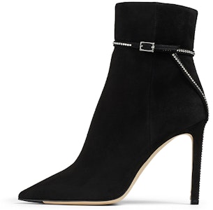 (W) Jimmy Choo Leille 100 '黑色高跟短靴' LEILLE100DCC000757 Buy (W) Jimmy Choo Leille 100 '黑色高跟短靴' LEILLE100DCC000757