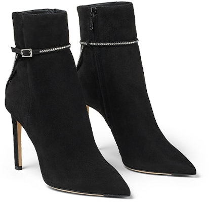 (Women) Jimmy Choo Leille 100 'Black Ankle Boot' LEILLE100DCC000757 Order (Women) Jimmy Choo Leille 100 'Black Ankle Boot' LEILLE100DCC000757