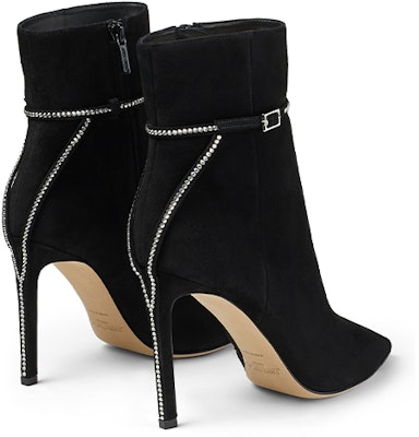 (Women) Jimmy Choo Leille 100 'Black Ankle Boot' LEILLE100DCC000757 Lookbook (Women) Jimmy Choo Leille 100 'Black Ankle Boot' LEILLE100DCC000757