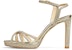 (Women) Jimmy Choo Lilah 100 'Ice White Gold' LILAH100DGZAA0582