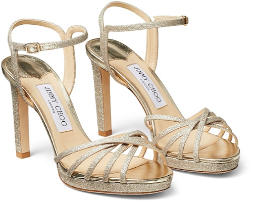 (Women) Jimmy Choo Lilah 100 'Ice White Gold' LILAH100DGZAA0582 Order (Women) Jimmy Choo Lilah 100 'Ice White Gold' LILAH100DGZAA0582