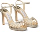 Order (Women) Jimmy Choo Lilah 100 'Ice White Gold' LILAH100DGZAA0582