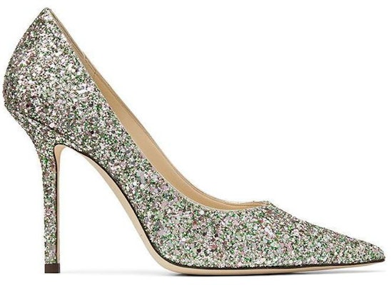 (Women) Jimmy Choo Love 100 'Deep Mint Glitter' LOVE100CGF030014 Order (Women) Jimmy Choo Love 100 'Deep Mint Glitter' LOVE100CGF030014