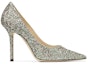 Order (Women) Jimmy Choo Love 100 'Deep Mint Glitter' LOVE100CGF030014