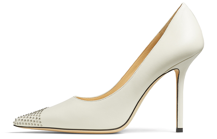 (Women) Jimmy Choo Love 100 'Latte Nappa Mini Studs' LOVE100XNS0C7368