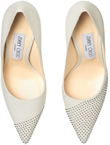 (W) Jimmy Choo Love 100 ''拿铁色柔软迷你铆钉高跟鞋'' LOVE100XNS0C7368 Lookbook (W) Jimmy Choo Love 100 ''拿铁色柔软迷你铆钉高跟鞋'' LOVE100XNS0C7368