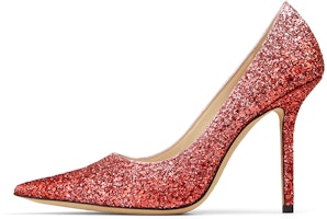 (Women) Jimmy Choo Love 100 'Red Coarse Glitter' LOVE100VKG (Women) Jimmy Choo Love 100 'Red Coarse Glitter' LOVE100VKG