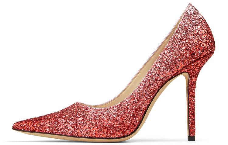 (Women) Jimmy Choo Love 100 'Red Coarse Glitter' LOVE100VKG