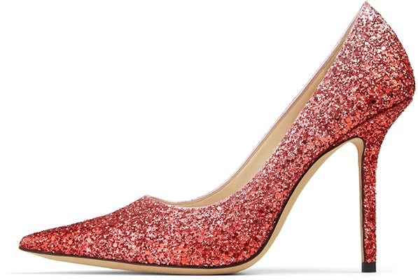 (Women) Jimmy Choo Love 100 'Red Coarse Glitter' LOVE100VKG Buy (Women) Jimmy Choo Love 100 'Red Coarse Glitter' LOVE100VKG