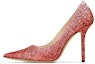 Buy (Women) Jimmy Choo Love 100 'Red Coarse Glitter' LOVE100VKG