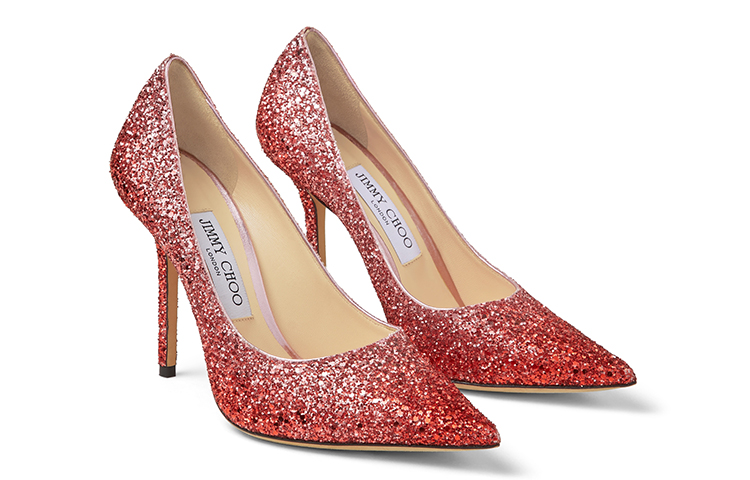 Lookbook (W) Jimmy Choo Love 100 ''Merah Glitter Kasar'' LOVE100VKG