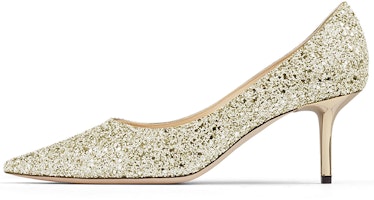 (Women) Jimmy Choo Love 65 'Dazzling Glitter Fabric Silver Sand' LOVE65TITOO (Women) Jimmy Choo Love 65 'Dazzling Glitter Fabric Silver Sand' LOVE65TITOO