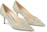 Order (Women) Jimmy Choo Love 65 'Dazzling Glitter Fabric Silver Sand' LOVE65TITOO