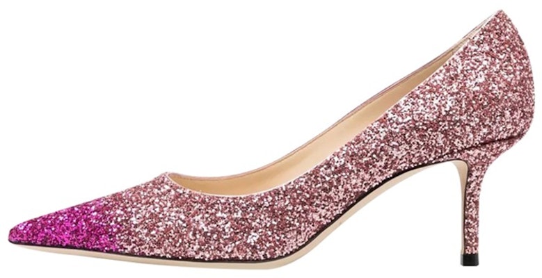 (Women) Jimmy Choo Love 65 'Gradient Glitter Pink' LOVE65ZGO-FUCHSIACANDYPINK Buy (Women) Jimmy Choo Love 65 'Gradient Glitter Pink' LOVE65ZGO-FUCHSIACANDYPINK