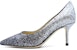 (Women) Jimmy Choo Love 65 High Heels 'Silver' LOVE65VXBANTHRACITESILVER