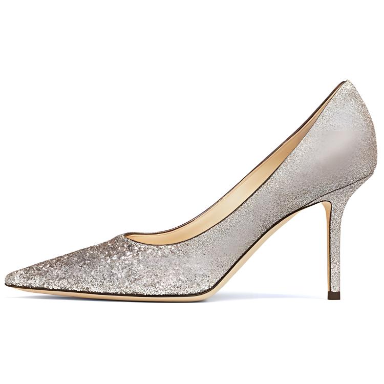 (Women) Jimmy Choo Love 85 'Light Purple Gradient Glitter' LOVE-85-VLD-LIGHT-LILAC