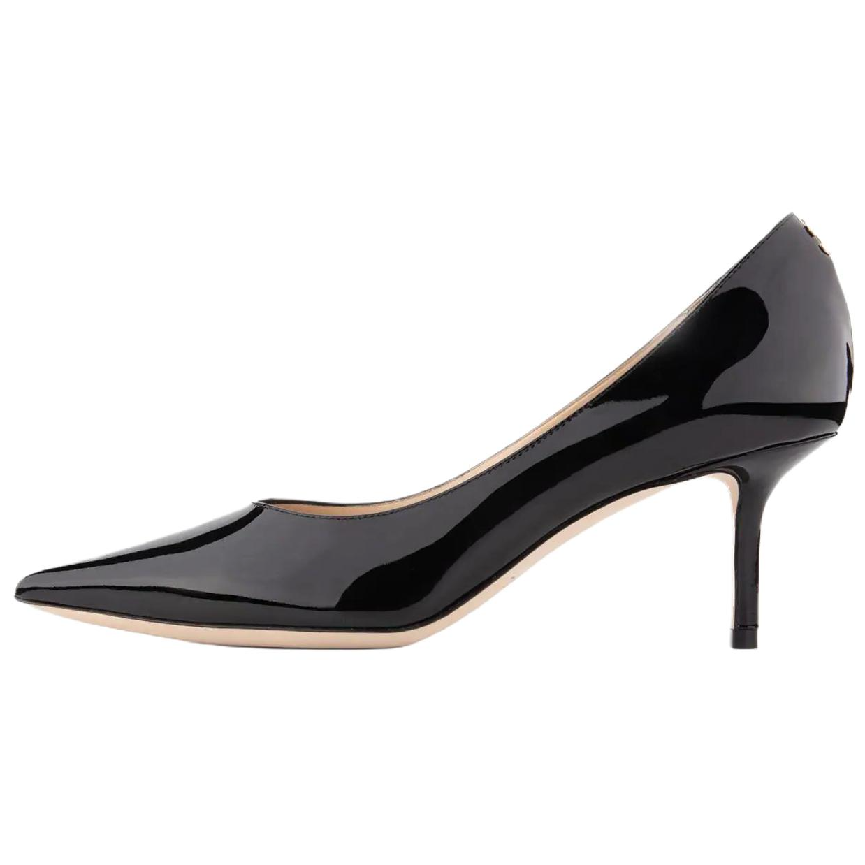 (Women) Jimmy Choo LOVE Pointed Toe Stiletto Heels Shoes LOVE65PWJ Black Color
