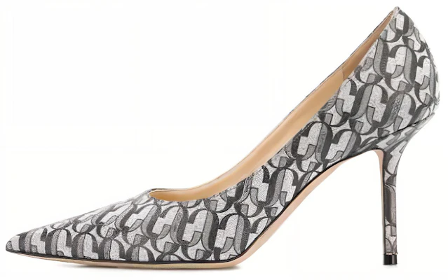 (Women) Jimmy Choo LOVE Stiletto Heels 8.5cm Black Silver LOVE85RJC Black Silver Buy (Women) Jimmy Choo LOVE Stiletto Heels 8.5cm Black Silver LOVE85RJC Black Silver