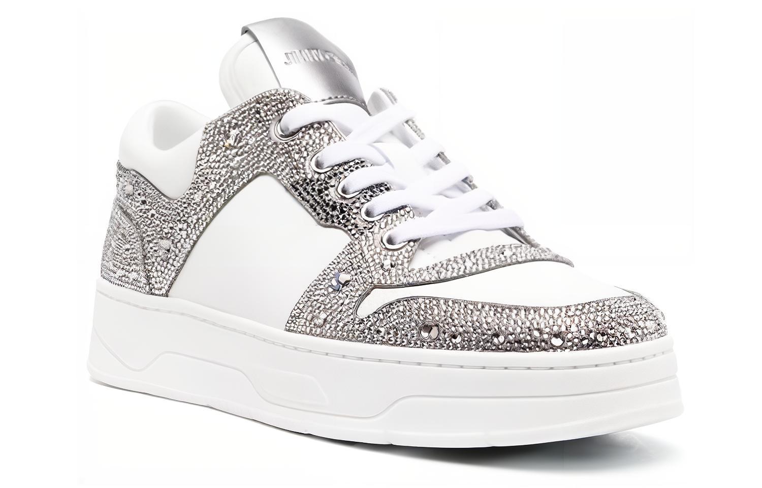 Lookbook (W) 周仰杰白色皮革时尚低帮运动鞋 FLORENTFQYBWHSIL