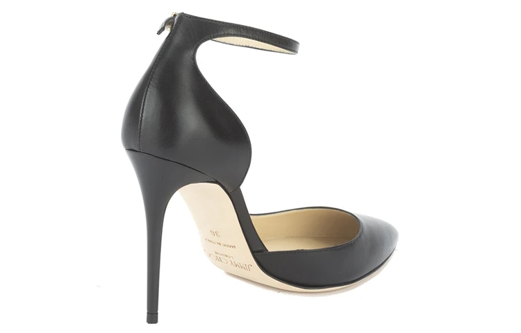 (W) Jimmy Choo Luck High Heels 'Black Leather Tie' 圖 3