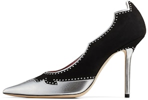 (Women) Jimmy Choo Malise 100 'Black Patent Leather' MALISE100MQS (Women) Jimmy Choo Malise 100 'Black Patent Leather' MALISE100MQS