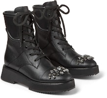 (W) Botas Jimmy Choo Martin 'Cuero Granulado Negro' HADLEYFLATYAS0C6123 Order (W) Botas Jimmy Choo Martin 'Cuero Granulado Negro' HADLEYFLATYAS0C6123