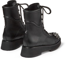 (W) Botas Jimmy Choo Martin 'Cuero Granulado Negro' HADLEYFLATYAS0C6123 Lookbook (W) Botas Jimmy Choo Martin 'Cuero Granulado Negro' HADLEYFLATYAS0C6123