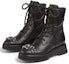 Purchase (Women) Jimmy Choo Martin Boots 'Black Grainy Leather' HADLEYFLATYAS0C6123