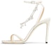 Buy (Women) Jimmy Choo Metz 100 High Heel Sandals 'White' METZ100YCH080258