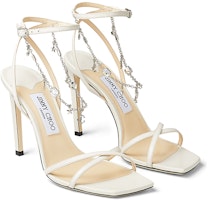 (W) Sandalias de Tacón Alto Jimmy Choo Metz 100 'Blancas' METZ100YCH080258 Order (W) Sandalias de Tacón Alto Jimmy Choo Metz 100 'Blancas' METZ100YCH080258