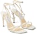 (Women) Jimmy Choo Metz 100 High Heel Sandals 'White' METZ100YCH080258
