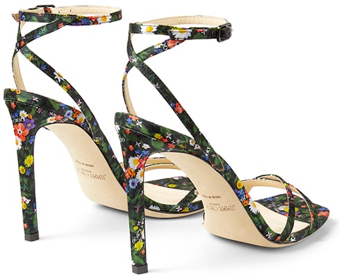 (Women) Jimmy Choo Metz 100 High Heels Sandals 'Green' METZ100DYP000064 Lookbook (Women) Jimmy Choo Metz 100 High Heels Sandals 'Green' METZ100DYP000064