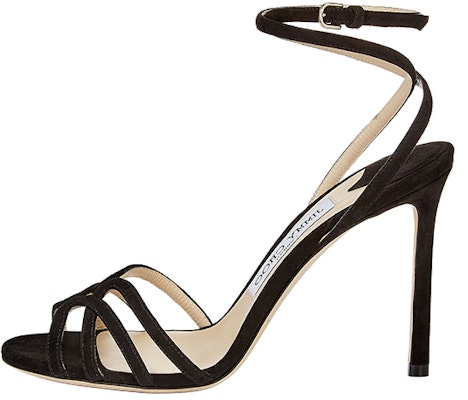 (Women) Jimmy Choo Mimi 100 High Heels Sandals 'Black Suede' MIMI100SUE Buy (Women) Jimmy Choo Mimi 100 High Heels Sandals 'Black Suede' MIMI100SUE