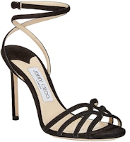 (W) Jimmy Choo Mimi 100 Sandal Hak Tinggi ''Black Suede'' MIMI100SUE Lookbook (W) Jimmy Choo Mimi 100 Sandal Hak Tinggi ''Black Suede'' MIMI100SUE